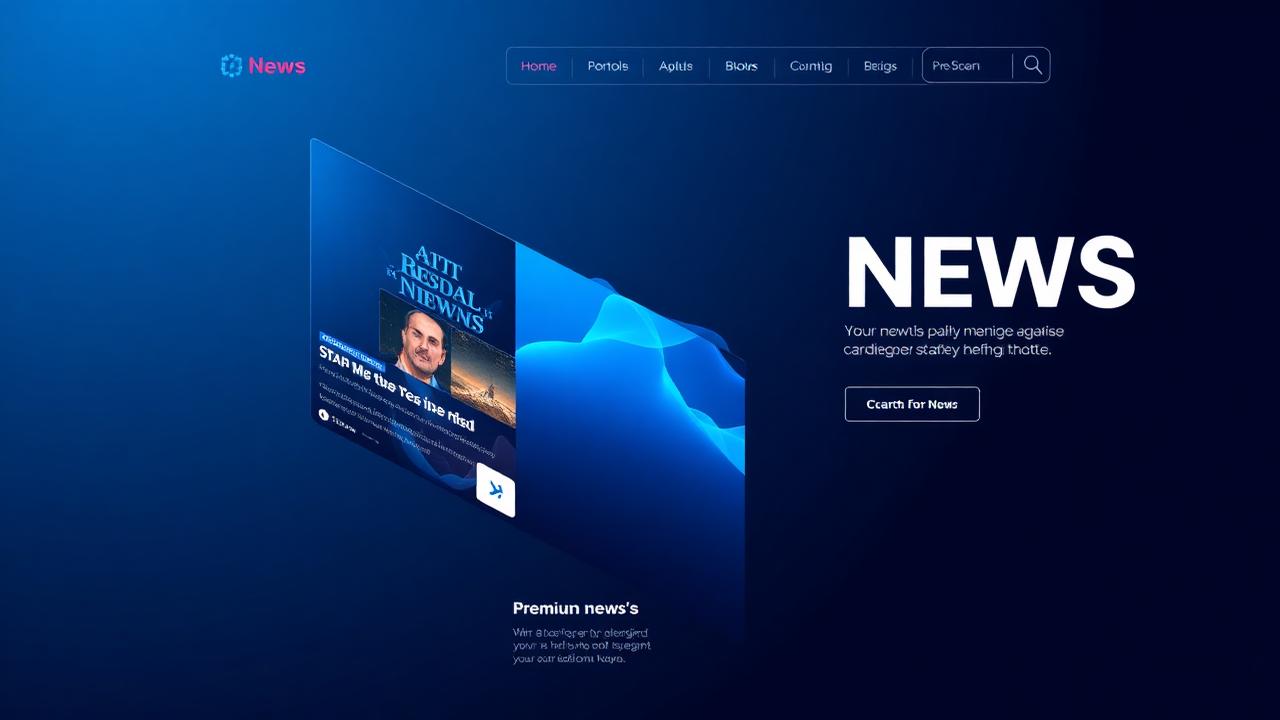 News Website preview